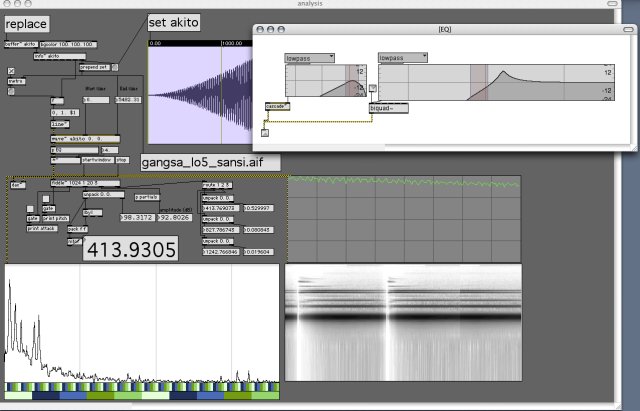 MaxMSP analysis patch