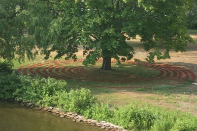 Eleven-circuit Chartres Turf Labyrinth